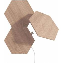 Nanoleaf Elements Hexagons Wood Look Erweiterungsset 3 Licht-Panele (NL52-E-0001HB-3PK)