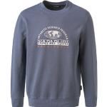 Blaue Motiv NAPAPIJRI Herrensweatshirts aus Baumwolle Größe 3 XL für den für den Sommer 