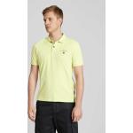 Napapijri Regular Fit Poloshirt mit Label-Print Modell 'elbas' (L Neon Gelb)