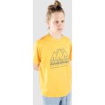 Gelbe Streetwear NAPAPIJRI T-Shirts aus Baumwolle für Herren Größe XL 