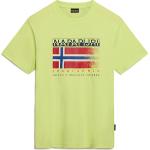 Gelbe NAPAPIJRI T-Shirts aus Baumwolle für Herren Größe XL 