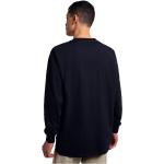 Schwarze Langärmelige NAPAPIJRI Rundhals-Ausschnitt T-Shirts für Herren Größe XL 