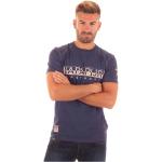 Reduzierte Blaue NAPAPIJRI T-Shirts für Herren Größe M 