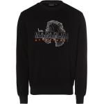 Reduzierte Schwarze Streetwear NAPAPIJRI Rundhals-Ausschnitt Herrensweatshirts aus Baumwolle Größe XXL 