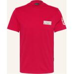 Rote NAPAPIJRI T-Shirts aus Baumwolle für Herren Größe XL 