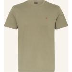 Khakifarbene NAPAPIJRI T-Shirts aus Baumwolle für Herren Übergrößen 
