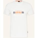 Orange NAPAPIJRI T-Shirts aus Baumwolle für Herren Größe 3 XL 