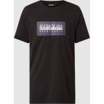 Schwarze NAPAPIJRI T-Shirts aus Baumwolle für Herren Größe M 