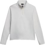 Weiße NAPAPIJRI Damensweatshirts mit Reißverschluss aus Fleece Größe M für den für den Winter 