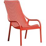 Reduzierte Korallenrote Moderne Nardi NET Lounge Sessel aus Kunststoff 