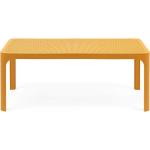 Reduzierte Senfgelbe Lounge Tische aus Glasfaser Breite 100-150cm, Höhe 50-100cm 