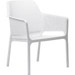 Reduzierte Weiße Nardi NET Gartenstühle & Balkonstühle aus Glasfaser rostfrei Breite 50-100cm, Höhe 50-100cm, Tiefe 50-100cm 