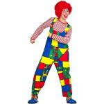 Bunte Clown-Kostüme & Harlekin-Kostüme für Damen Größe XL 