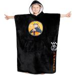 Schwarze Langärmelige Naruto Kinderhoodies & Kapuzenpullover für Kinder aus Fleece für Jungen 