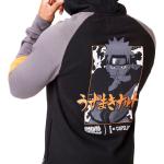 Schwarze Naruto Herrenhoodies & Herrenkapuzenpullover mit Kapuze Größe S 