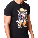 Schwarze Naruto T-Shirts aus Baumwolle Größe L 