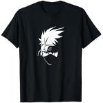 Schwarze Kurzärmelige Naruto T-Shirts für Herren Größe S 