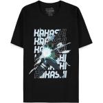 Schwarze Naruto T-Shirts aus Baumwolle für Herren Größe XL für den für den Sommer 