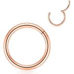 Nickelfreie Goldene Runde Muschel-Ohrringe & Perlmutt-Ohrringe poliert aus Metall für Damen 