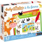 Nathan 31621 Animals Baby Electro der Bauernhof-Elektronisches Lernspiel für Kinder 2-3 Jahre, Mehrfarbig, M