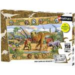 150 Teile Nathan Puzzle Puzzles mit Dinosauriermotiv 