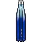 Nathan NS4427 Chroma Steel Ombre Wasserflasche, Blau Radiance/Monaco Blue, 500 ml