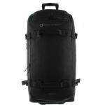 Schwarze Sportliche National Geographic Reisetaschen mit Rollen mit Reißverschluss aus Polyester 