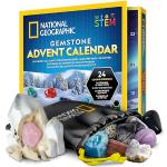 Bunte National Geographic Schmuck Adventskalender poliert aus Kristall mit Achat für Kinder Weihnachten 
