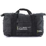 Schwarze National Geographic Herrenreisetaschen mit Reißverschluss klappbar 