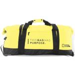 Gelbe Sportliche National Geographic Herrenreisetaschen mit Reißverschluss klappbar 