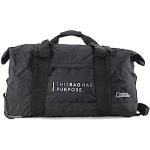 Schwarze Sportliche National Geographic Herrenreisetaschen mit Reißverschluss klappbar 