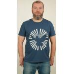 NATIVE SOULS T-Shirt Herren - Dove Sun - dark blue