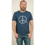 NATIVE SOULS T-Shirt Herren - Peace - dark blue