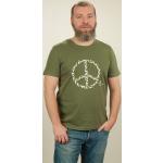 NATIVE SOULS T-Shirt Herren - Peace - green