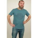 NATIVE SOULS T-Shirt Herren - Snake - light blue