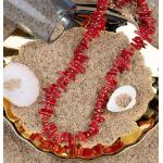 Korallenrote Vintage Edelsteinketten mit Koralle für Partys 