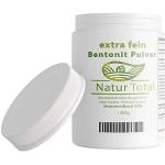 Natur Total Bentonit Pulver | 1500g Bentonite Tonerde | Premium Qualität 95% Montmorillonit | Extra fein