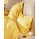 Gelbe Tom Tailor Bio Nachhaltige Quadratische Kissenbezüge & Kissenhüllen aus Baumwolle maschinenwaschbar 40x40 