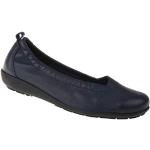 Blaue tessamino Natural Feet Damenballerinas in Komfortweite aus Leder orthopädisch Größe 39 für den für den Sommer 