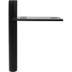 Schwarze Möbelfüße aus Stahl Höhe 0-50cm, Tiefe 0-50cm 