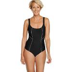 Schwarze Naturana Damenschwimmanzüge & Damensportbadeanzüge mit offener Rückenpartie Größe L 