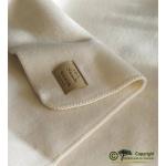 Naturbelassene Wolldecke wollweiß, weiß Optilana 100% Wolle 150x220cm von Ste...