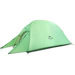 Naturehike Cloud up 1 Person Rucksack Zelt Leichtes Camping Wandern Kuppel Zelt für 1 Mann(Grün Upgrade 210T)