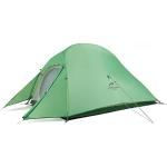 Naturehike Cloud-up 2 Upgrade Ultraleichte Zelte Doppelten 2 Personen Zelt 3-4 Saison für Camping Wandern (210T Grün Upgrade)