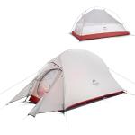 Naturehike Unisex-Adult Cloud UP 1 UL Silicon White Tent, 20D Grau Upgrade, One Size
