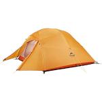 Naturehike Neu Cloud-up 3 Upgrade Ultraleichtes Zelte 3 Personen Zelt 3-4 Saison für Camping Wandern(210T Orange Upgrade)