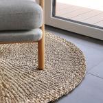 Tropische Nachhaltige Runde Runde Teppiche 90 cm 