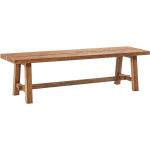 Braune Moderne Hasena Nachhaltige Gartenmöbel Holz geölt aus Massivholz mit Kissen Breite 100-150cm, Höhe 0-50cm, Tiefe 0-50cm 
