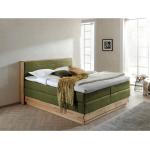 Grüne Naturoo Betten mit Bettkasten aus Massivholz mit Stauraum 160x200 