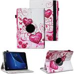 Pinke NAUC Samsung Tablet Hüllen Art: Flip Cases aus Kunstleder 